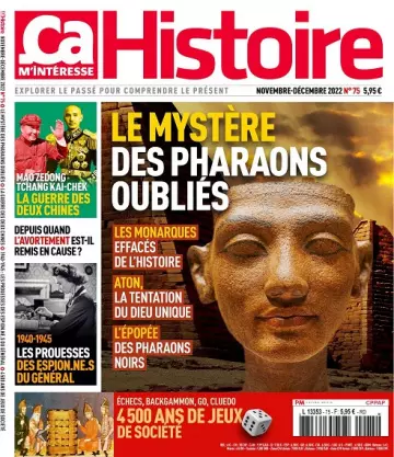 Ça M’Intéresse Histoire N°75 – Novembre-Décembre 2022 [Magazines]