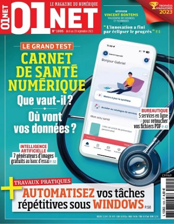 01Net N°1005 Du 6 au 19 Septembre 2023 [Magazines]