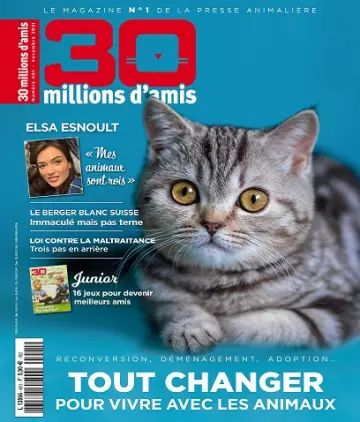 30 Millions d’Amis N°401 – Novembre 2021 [Magazines]