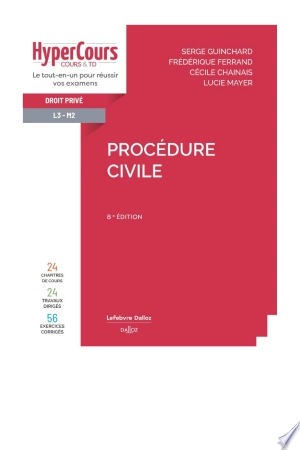 Procédure civile 8e édition [Livres]