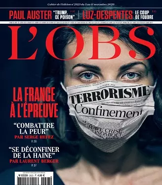 L’Obs N°2923 Du 5 au 11 Novembre 2020  [Magazines]