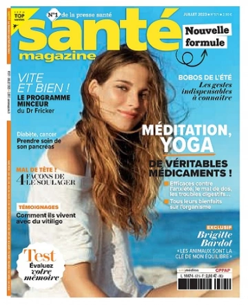 Santé Magazine N°571 – Juillet 2023 [Magazines]