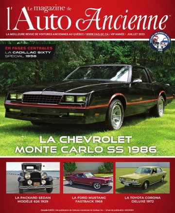 Le Magazine De L’Auto Ancienne – Juillet 2023 [Magazines]