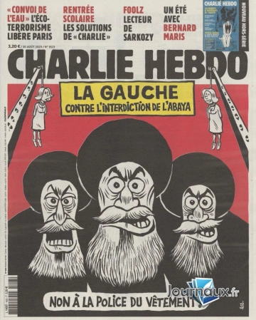 Charlie Hebdo N° 1623 du 30 août 2023 [Journaux]