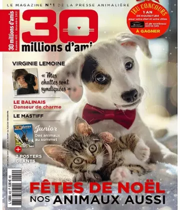 30 Millions d’Amis N°402 – Décembre 2021 [Magazines]