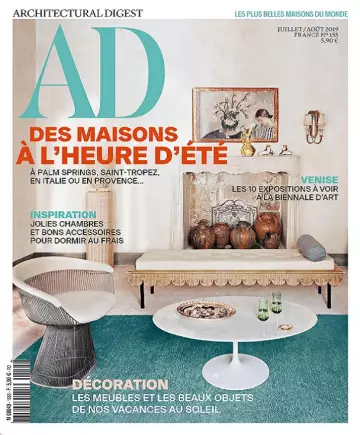 AD Architectural Digest N°155 – Juillet-Août 2019 [Magazines]