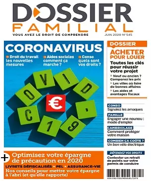 Dossier Familial N°545 – Juin 2020  [Magazines]