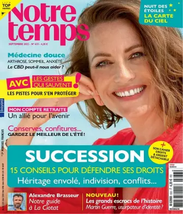 Notre Temps N°633 – Septembre 2022 [Magazines]