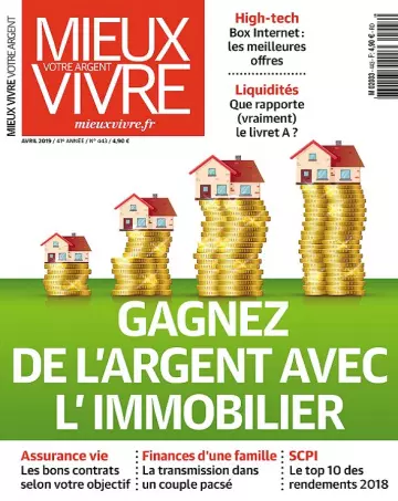 Mieux Vivre Votre Argent N°443 – Avril 2019 [Magazines]