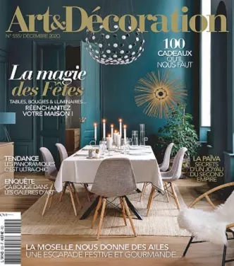 Art et Décoration N°555 – Décembre 2020  [Magazines]