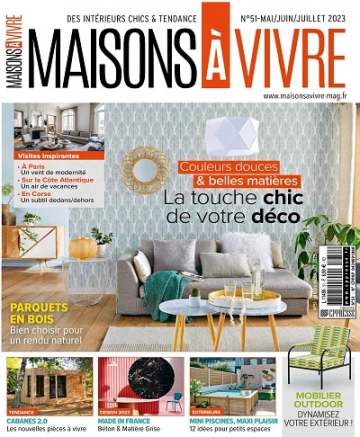 Maisons à Vivre N°51 – Mai-Juillet 2023 [Magazines]