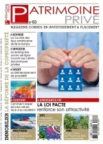 Patrimoine Privé N°63 – Juin-Août 2018 [Magazines]