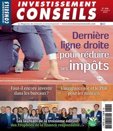 Investissement Conseils N°856 – Novembre 2022 [Magazines]