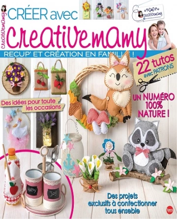 Créer avec Creative Mamy N°4 – Juin-Août 2023 [Magazines]