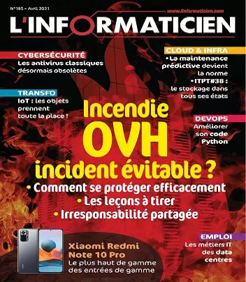 L’Informaticien N°195 – Avril 2021 [Magazines]