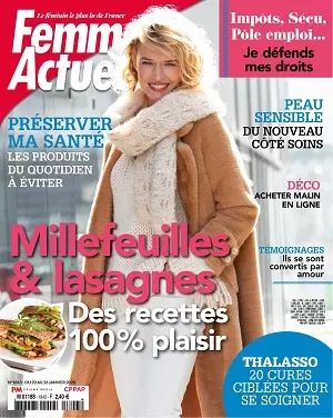 Femme Actuelle N°1843 Du 20 Janvier 2020 [Magazines]