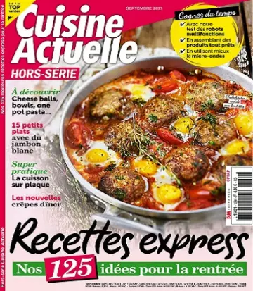 Cuisine Actuelle Hors Série N°159 – Septembre 2021 [Magazines]