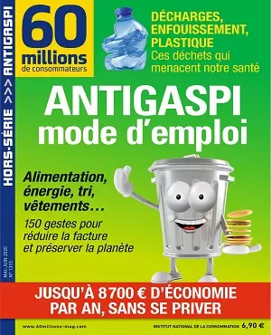 60 Millions De Consommateurs Hors Série N°131S – Mai-Juin 2020  [Magazines]