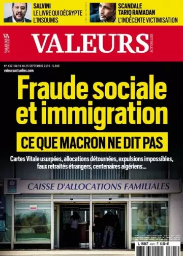 Valeurs Actuelles - 19 Septembre 2019 [Magazines]