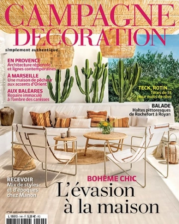 Campagne Décoration N°144 – Août-Septembre 2023 [Magazines]