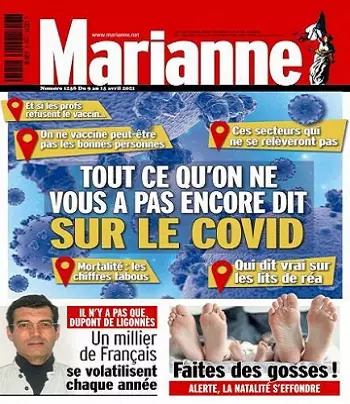 Marianne N°1256 Du 9 au 15 Avril 2021 [Magazines]