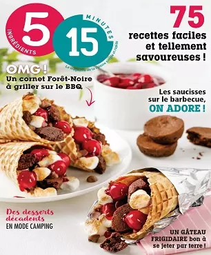 5 ingrédients 15 minutes – Juillet 2020 [Magazines]