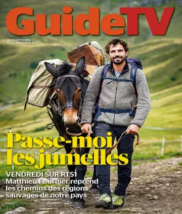 Guide TV Du 18 au 24 Septembre 2022 [Magazines]