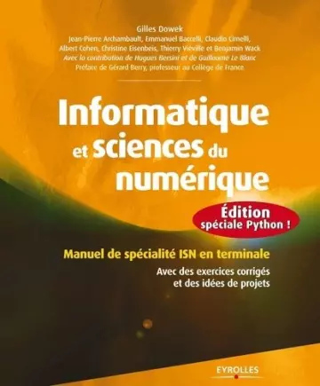 Informatique et sciences du numérique en terminale (edition Python)  [Livres]