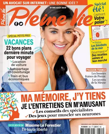 Pleine Vie N°398 – Août 2019  [Magazines]