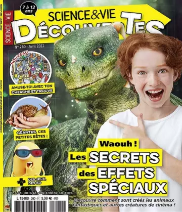 Science et Vie Découvertes N°280 – Avril 2022 [Magazines]