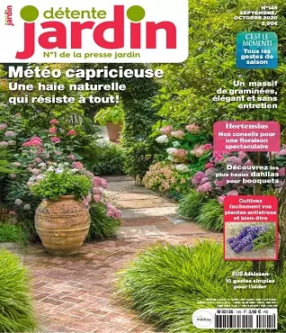 Détente Jardin N°145 – Septembre-Octobre 2020  [Magazines]