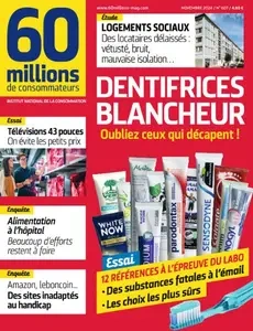 60 Millions de Consommateurs - Novembre 2024  [Magazines]