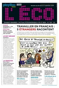 L'ÉCO N.726 - 30 Août 2024 [Journaux]