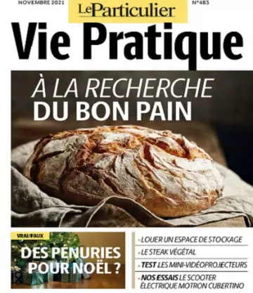 Le Particulier Vie Pratique N°483 – Novembre 2021 [Magazines]