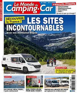 Le Monde du Camping-Car N°322 – Juin 2020  [Magazines]