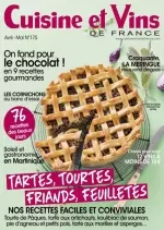 Cuisine et Vins de France – Avril-Mai 2017  [Magazines]