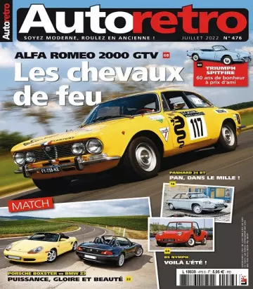 Autoretro N°476 – Juillet 2022  [Magazines]