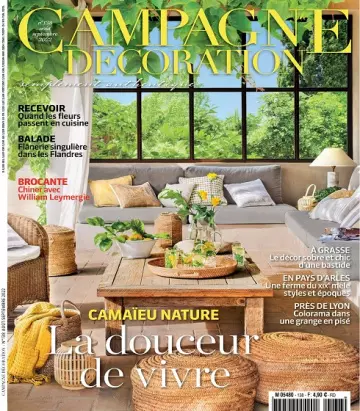 Campagne Décoration N°138 – Août-Septembre 2022 [Magazines]