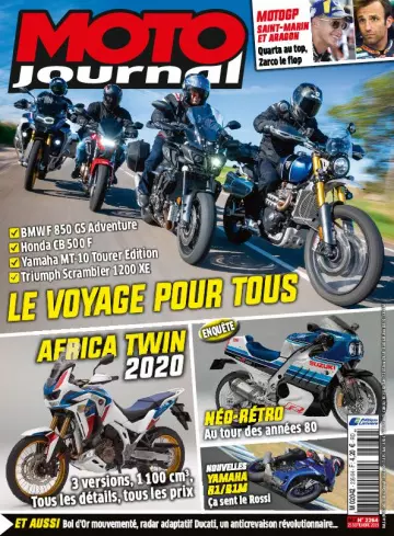 Moto Journal - 25 Septembre 2019 [Magazines]