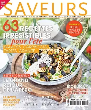 Saveurs N°265 – Juin-Juillet 2020 [Magazines]