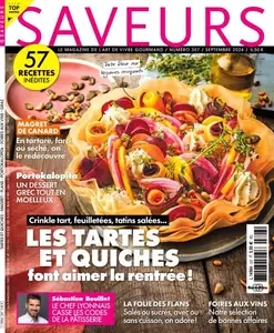 Saveurs France - Septembre 2024 [Magazines]