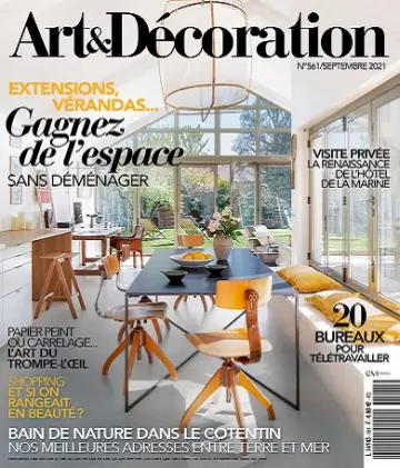 Art et Décoration N°561 – Septembre 2021  [Magazines]