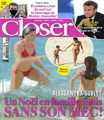 Closer N°811 Du 24 Décembre 2020  [Magazines]