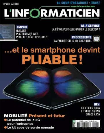 L’Informaticien N°176 – Avril 2019 [Magazines]