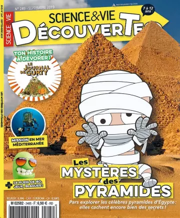 Science et Vie Découvertes N°249 – Septembre 2019 [Magazines]