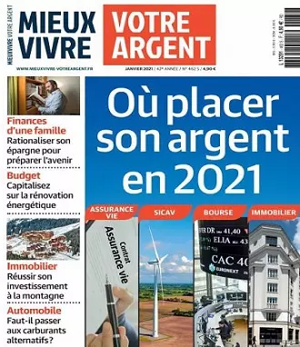 Mieux Vivre Votre Argent N°462 – Janvier 2021 [Magazines]