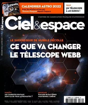 Ciel et Espace N°580 – Décembre 2021-Janvier 2022  [Magazines]