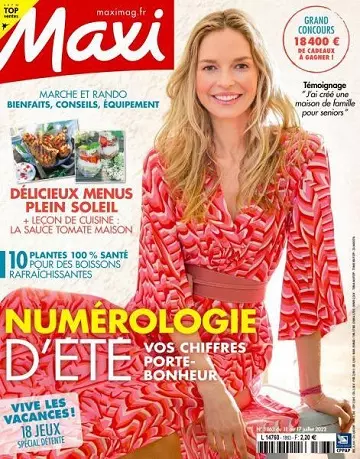 Maxi N°1863 Du 11 au 17 Juillet 2022  [Magazines]