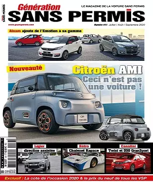 Génération Sans Permis N°41 – Juillet-Septembre 2020 [Magazines]