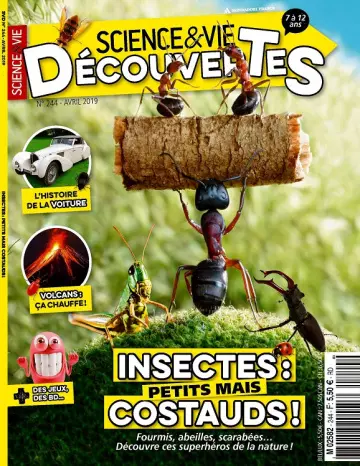 Science et Vie Découvertes N°244 – Avril 2019 [Magazines]